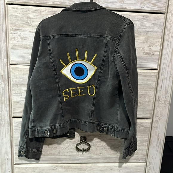 One of a kind- New York and company Jean jacket - Picture 2 of 5